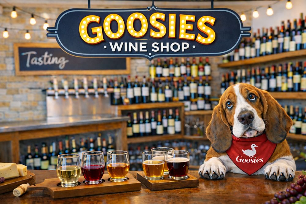 Goosies Wine Shop Logo