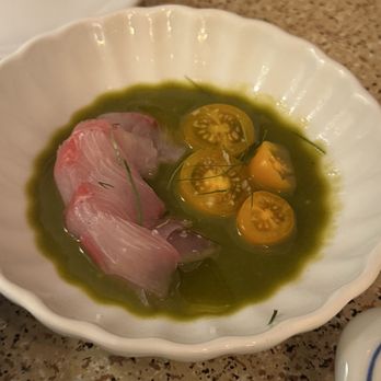 Holy Basil - Crudo in seafood sauce - Thai Near Me - Los Angeles, California Holy Basil - Crudo in seafood sauce - Thai Near Me - Los Angeles, California