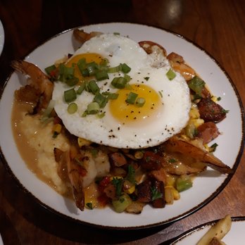 Unconventional Diner - shrimp & grits with egg - Breakfast & Brunch Near Me - Washington, DC, District of Columbia Unconventional Diner - shrimp & grits with egg - Breakfast & Brunch Near Me - Washington, DC, District of Columbia