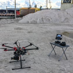 Yonda Aerial Systems - Our main dji S900 aircraft shown here carrying a LIDAR payload for 3D mapping