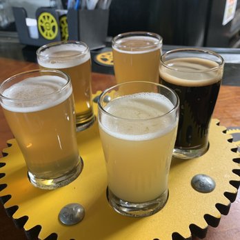 Crank Arm Brewing Company - Beer Flight - Breweries Near Me - Raleigh, North Carolina
