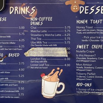 Phinista - Menu (1/2) as of 10/12/25 - Creperies Near Me - Boston, Massachusetts