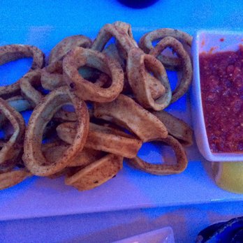 Mado Restaurant - Killer calamari with red sauce ... tender and perfectly seasoned - Mediterranean Near Me - River Edge, New Jersey