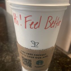 Starbucks - Honey citrus tea with mint