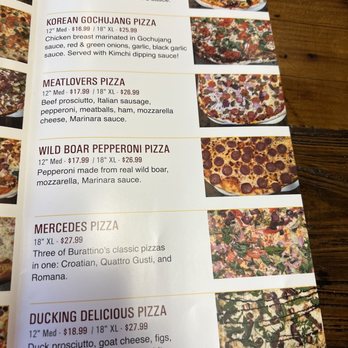 Burattino Brick Oven Pizza - Menu - Pizza Near Me - Carson, California