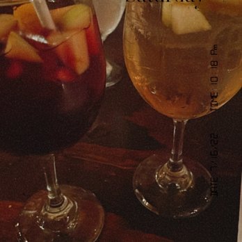 Santiago's Bodega - Red and White Sangria--yummy. So fresh and fruity - Tapas Bars Near Me - Orlando, Florida