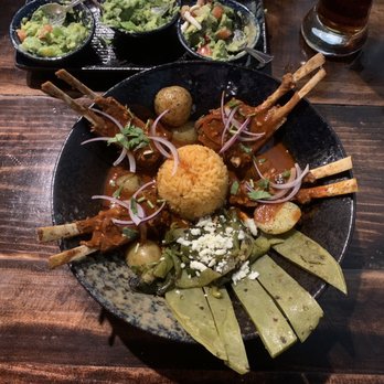 Veleros - Lamb chops with prickly pear cactus. - New Mexican Cuisine Near Me - Valparaiso, Indiana Veleros - Lamb chops with prickly pear cactus. - New Mexican Cuisine Near Me - Valparaiso, Indiana