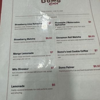Domo Kun Cafe - Domo menu part 2 - Cafes Near Me - Buena Park, California Domo Kun Cafe - Domo menu part 2 - Cafes Near Me - Buena Park, California