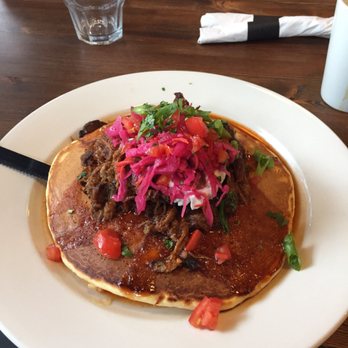 Jam Cafe on Beatty - Pulled Pork Pancakes - Breakfast & Brunch Near Me - Vancouver, British Columbia Jam Cafe on Beatty - Pulled Pork Pancakes - Breakfast & Brunch Near Me - Vancouver, British Columbia