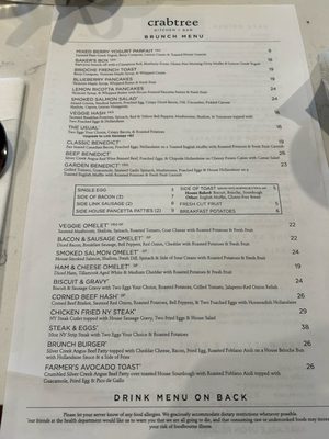 Menu photo 2 Crabtree Kitchen + Bar Poulsbo, WA Menu photo 2 Crabtree Kitchen + Bar Poulsbo, WA