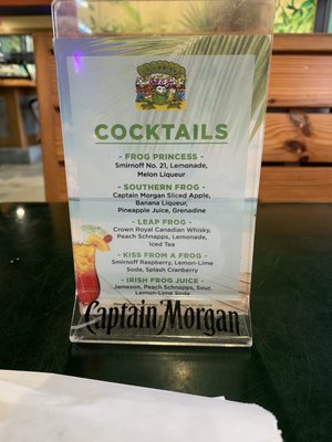 Menu photo 2 Froggers Grill & Bar Mount Dora, FL Menu photo 2 Froggers Grill & Bar Mount Dora, FL
