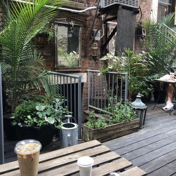 Double Dutch Espresso - Outdoor patio in back - Bagels Near Me - New York, New York Double Dutch Espresso - Outdoor patio in back - Bagels Near Me - New York, New York