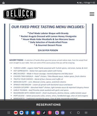 Menu photo 5 Delucca Gaucho Pizza & Wine - Dallas Dallas, TX Menu photo 5 Delucca Gaucho Pizza & Wine - Dallas Dallas, TX
