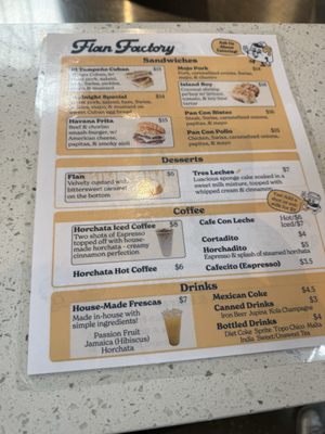 Menu photo 1 Flan Factory Tampa, FL Menu photo 1 Flan Factory Tampa, FL