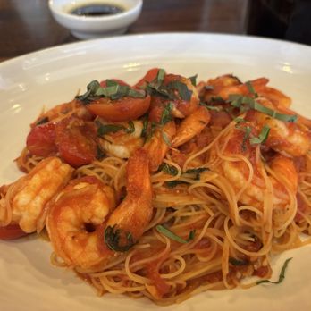 Maria's Italian Kitchen - Pasadena - Angel hair pasta pomadoro with shrimp - Italian Near Me - Pasadena, California