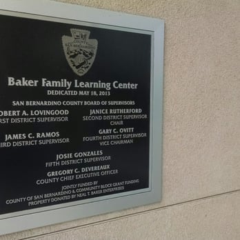 Baker Family Learning Center - Dedicated in 2013 - Libraries Near Me - Muscoy, California Baker Family Learning Center - Dedicated in 2013 - Libraries Near Me - Muscoy, California