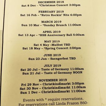 Hartford Saengerbund - Upcoming events!!!! - Social Clubs Near Me - Newington, Connecticut