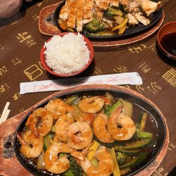 Oishi Ramen & Poke - Shrimp teriyaki & chicken teriyaki