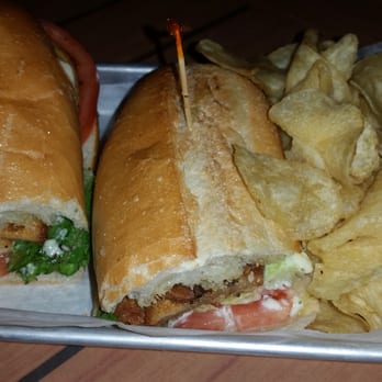 Bungalow Bar - Grilled chicken sandwich with pesto and avocado. Omg! So good. - American Near Me - Queens, New York Bungalow Bar - Grilled chicken sandwich with pesto and avocado. Omg! So good. - American Near Me - Queens, New York
