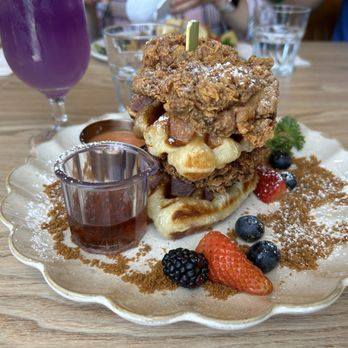 Taste & Glory - Chicken Croffle - Breakfast & Brunch Near Me - San Mateo, California