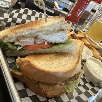 Great Divide Brewhouse and Kitchen - The turkey sandwich was yummy! - Brewpubs Near Me - Denver, Colorado