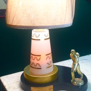 Toni's Lamps & Shades - Dave restored Dad's bowling trophy lamp to perfection. - Lighting Fixtures & Equipment Near Me - Honolulu, Hawaii Toni's Lamps & Shades - Dave restored Dad's bowling trophy lamp to perfection. - Lighting Fixtures & Equipment Near Me - Honolulu, Hawaii