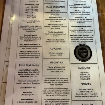 Nomada Bakery - Menu Nov 2025 - Bakeries Near Me - Huntington, West Virginia