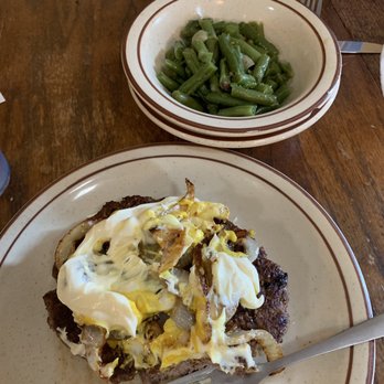Sherry's Home Cookin - Steak burger and green beans - Restaurants Near Me - Brunswick, Missouri Sherry's Home Cookin - Steak burger and green beans - Restaurants Near Me - Brunswick, Missouri