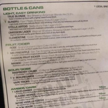The Draft Sports Grill - Beer menu - Sports Bars Near Me - Mesa, Arizona