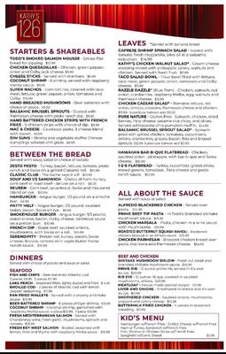 Menu photo 7 Kathy's 126 Flushing, MI