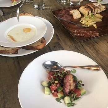 Miller Union - Pork Belly, Baked Egg (amazing!), and House made charcuterie - Southern Near Me - Atlanta, Georgia Miller Union - Pork Belly, Baked Egg (amazing!), and House made charcuterie - Southern Near Me - Atlanta, Georgia