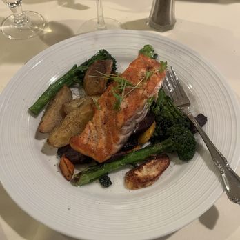 The Greenfield Restaurant & Bar - Grilled Fresh Scottish Salmon Fillet - New American Near Me - Lancaster, Pennsylvania The Greenfield Restaurant & Bar - Grilled Fresh Scottish Salmon Fillet - New American Near Me - Lancaster, Pennsylvania