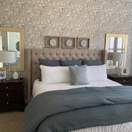 Wallpaper in our master bedroom.