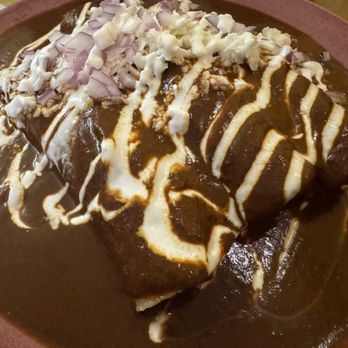 Happy Cactus Mexican Cocina - Enchiladas with Mole sauce - Mexican Near Me - Dunedin, Florida Happy Cactus Mexican Cocina - Enchiladas with Mole sauce - Mexican Near Me - Dunedin, Florida