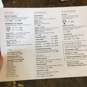 Craft & Common - Menu - Coffee & Tea Near Me - Orlando, Florida