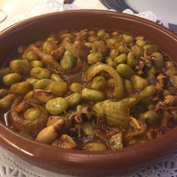 L'Amfora Barcelona - Baby octopus with beans - Mediterranean Near Me - Barcelona, B