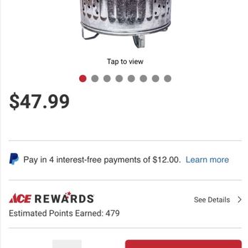 Spring Hill Ace - Price on the store Website at the same location I purchased item. - Hardware Stores Near Me - Mobile, Alabama