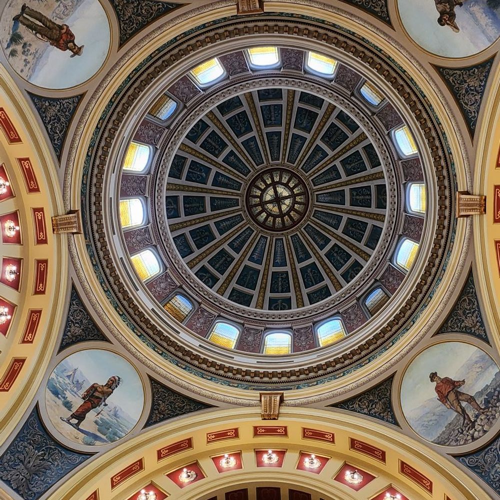 Montana State Capitol - Dome. May 2023 - Landmarks & Historical Buildings Near Me - Helena, Montana Montana State Capitol - Dome. May 2023 - Landmarks & Historical Buildings Near Me - Helena, Montana