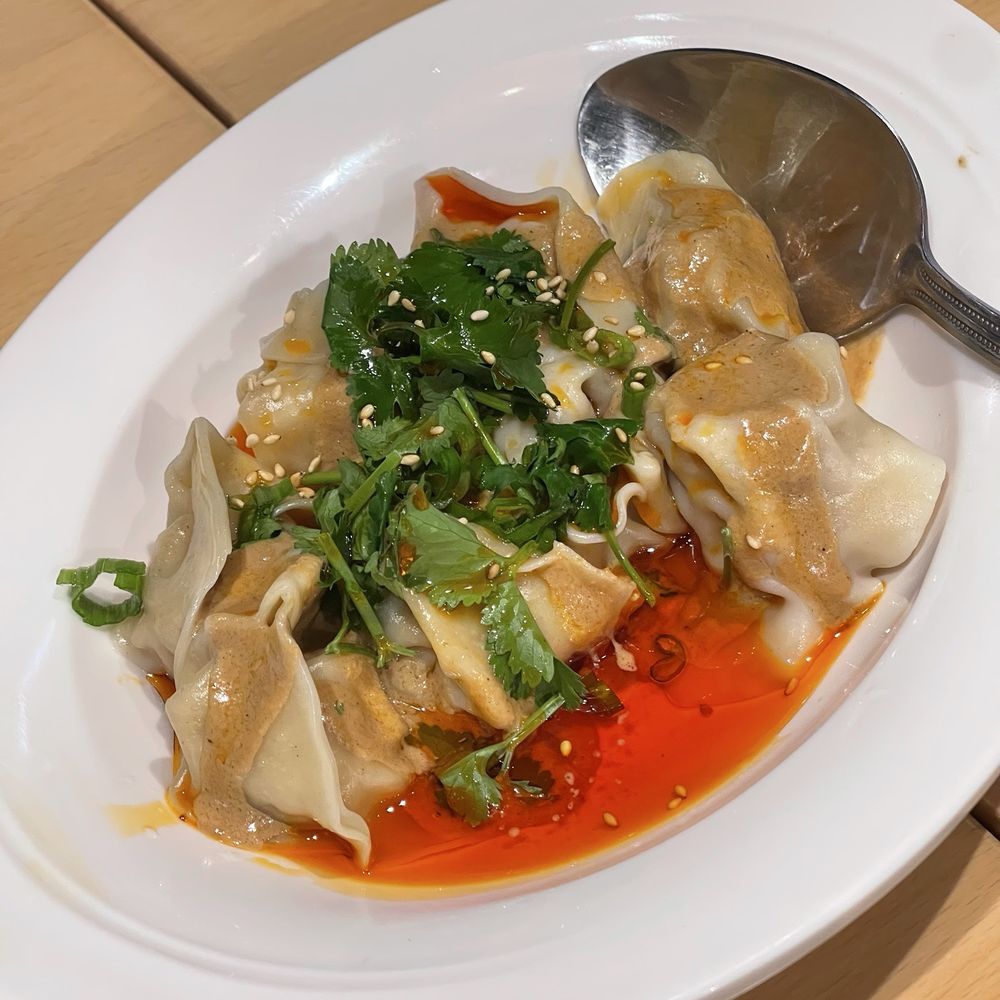 No 5 House - Chili oil wonton - Noodles Near Me - San Mateo, California