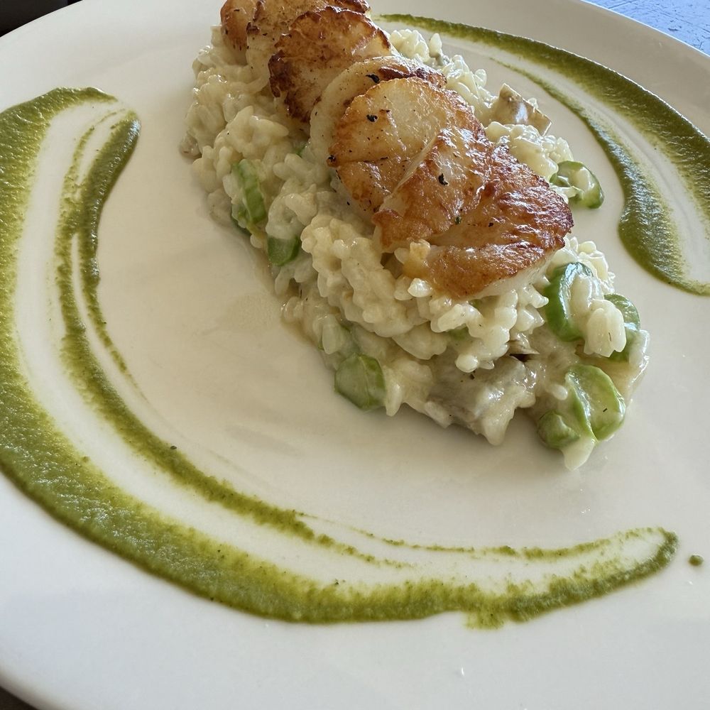 V's restaurant + bar - Pan Seared Diver Scallops - Italian Near Me - Malibu, California
