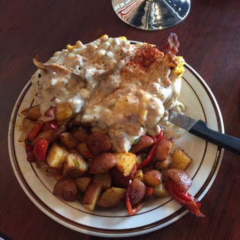 Mimosas Cafe - Countryside Benedict with country gravy - Breakfast & Brunch Near Me - San Jose, California Mimosas Cafe - Countryside Benedict with country gravy - Breakfast & Brunch Near Me - San Jose, California