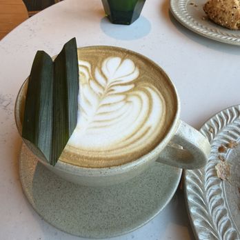 Hijau Coffee - Pandan latte and a cortado - Coffee & Tea Near Me - San Jose, California Hijau Coffee - Pandan latte and a cortado - Coffee & Tea Near Me - San Jose, California