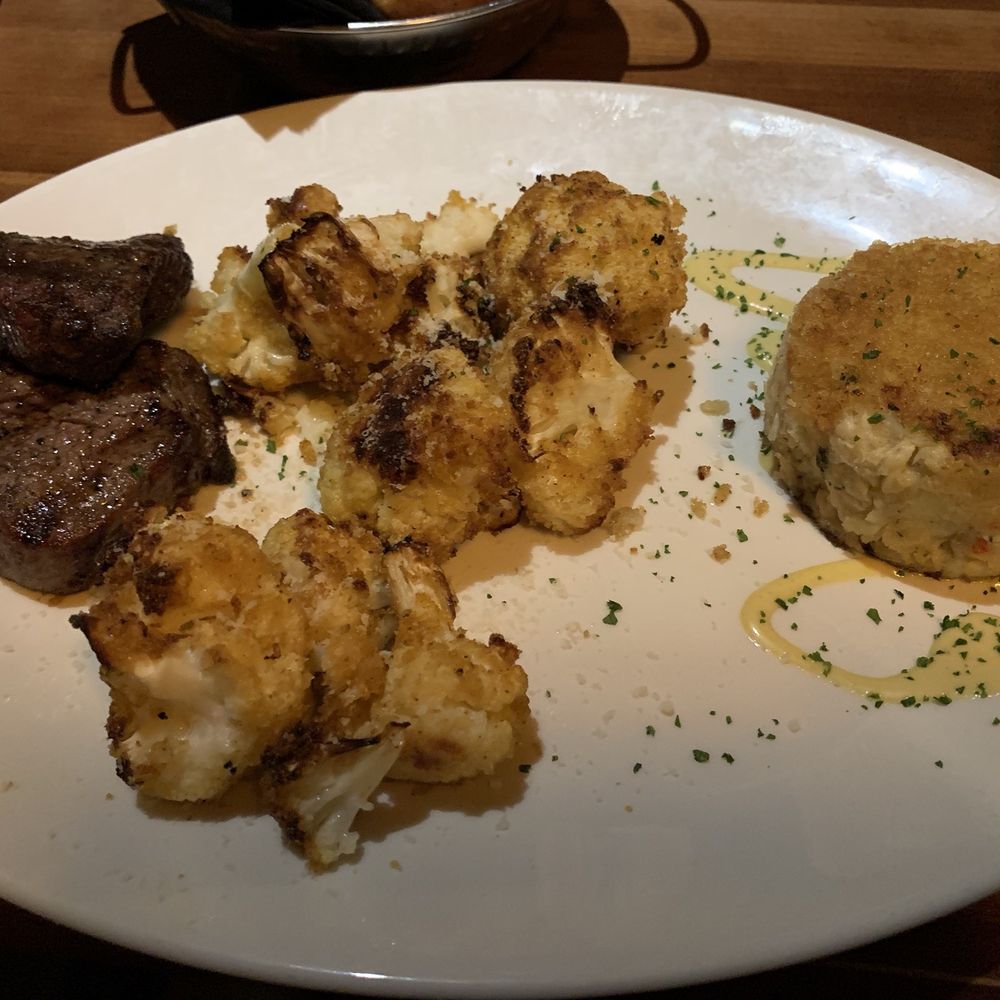 Stoney River - Filet Medallions and Crab Cake - Steakhouses Near Me - Roswell, Georgia Stoney River - Filet Medallions and Crab Cake - Steakhouses Near Me - Roswell, Georgia