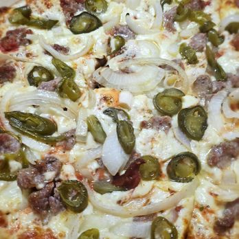 Armand's Pizzeria - Sausage Jalapeño Onion Pizza - Pizza Near Me - Elmwood Park, Illinois Armand's Pizzeria - Sausage Jalapeño Onion Pizza - Pizza Near Me - Elmwood Park, Illinois