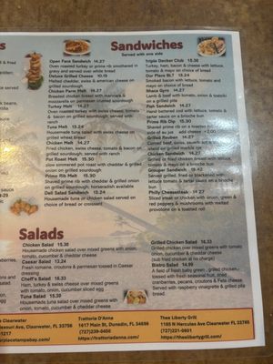 Menu photo 3 Our Place Clearwater, FL