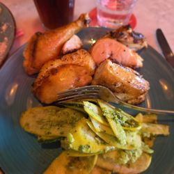Roasted chicken with double veggies