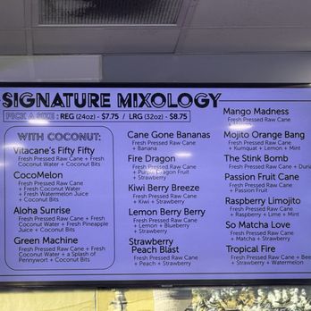 Vita Cane - Menu - Juice Bars & Smoothies Near Me - Alhambra, California Vita Cane - Menu - Juice Bars & Smoothies Near Me - Alhambra, California