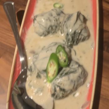 Avenida Restaurant - Tinomok-minced shrimps and pork wrapped in bok choy leaves in rich coconut cream sauce - Filipino Near Me - San Mateo, California Avenida Restaurant - Tinomok-minced shrimps and pork wrapped in bok choy leaves in rich coconut cream sauce - Filipino Near Me - San Mateo, California