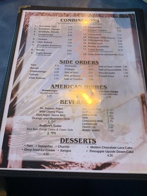 Menu photo 8 Fiesta Jalisco Port Angeles, WA