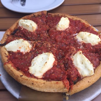Blue Line Pizza - Meatball deep dish - Pizza Near Me - Mountain View, California
